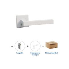 Skantrae Sluitwerkpakket 2041 Squared 16 Regular loop WIT